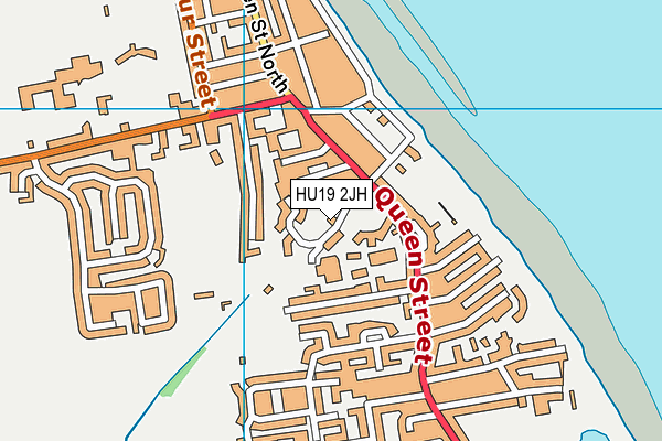 HU19 2JH map - OS VectorMap District (Ordnance Survey) HU19 2JH map - OS VectorMap District (Ordnance Survey)