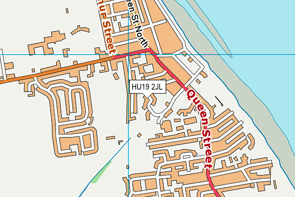 HU19 2JL map - OS VectorMap District (Ordnance Survey) HU19 2JL map - OS VectorMap District (Ordnance Survey)
