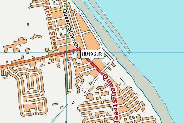 HU19 2JR map - OS VectorMap District (Ordnance Survey) HU19 2JR map - OS VectorMap District (Ordnance Survey)