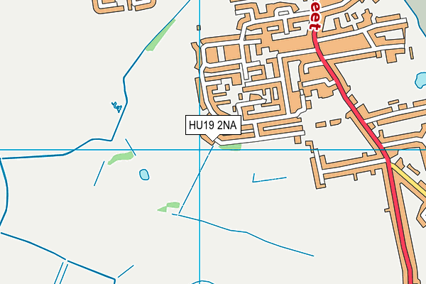 HU19 2NA map - OS VectorMap District (Ordnance Survey) HU19 2NA map - OS VectorMap District (Ordnance Survey)
