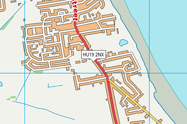 HU19 2NX map - OS VectorMap District (Ordnance Survey) HU19 2NX map - OS VectorMap District (Ordnance Survey)