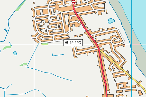 HU19 2PQ map - OS VectorMap District (Ordnance Survey) HU19 2PQ map - OS VectorMap District (Ordnance Survey)