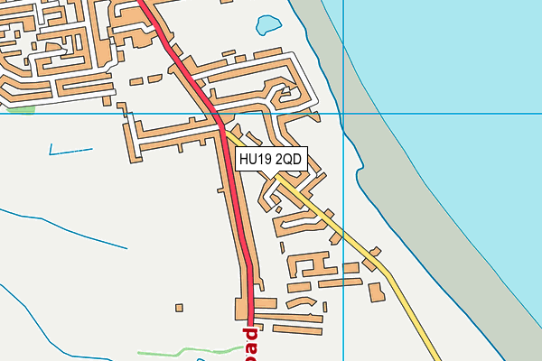 HU19 2QD map - OS VectorMap District (Ordnance Survey) HU19 2QD map - OS VectorMap District (Ordnance Survey)
