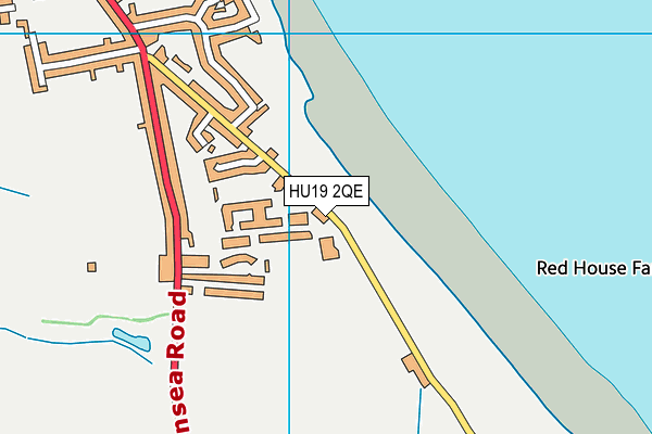 HU19 2QE map - OS VectorMap District (Ordnance Survey) HU19 2QE map - OS VectorMap District (Ordnance Survey)