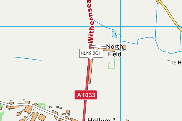 HU19 2QH map - OS VectorMap District (Ordnance Survey) HU19 2QH map - OS VectorMap District (Ordnance Survey)