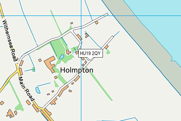 HU19 2QY map - OS VectorMap District (Ordnance Survey) HU19 2QY map - OS VectorMap District (Ordnance Survey)
