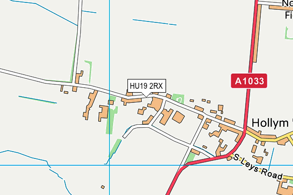 HU19 2RX map - OS VectorMap District (Ordnance Survey) HU19 2RX map - OS VectorMap District (Ordnance Survey)