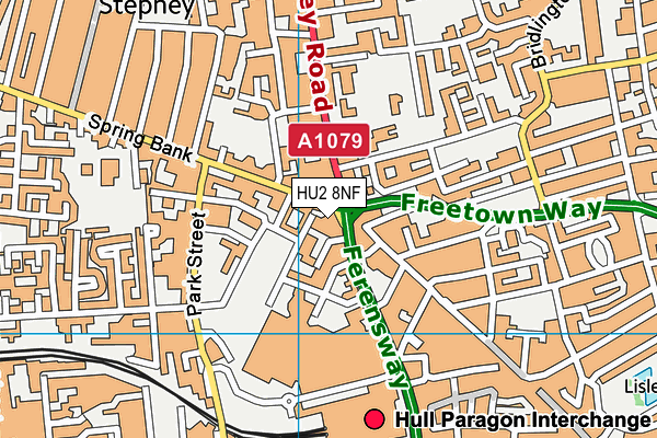 HU2 8NF map - OS VectorMap District (Ordnance Survey) HU2 8NF map - OS VectorMap District (Ordnance Survey)