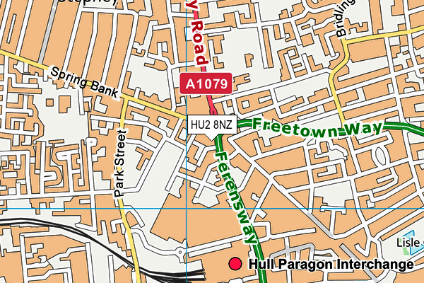 HU2 8NZ map - OS VectorMap District (Ordnance Survey) HU2 8NZ map - OS VectorMap District (Ordnance Survey)