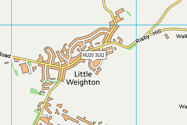 HU20 3UQ map - OS VectorMap District (Ordnance Survey)