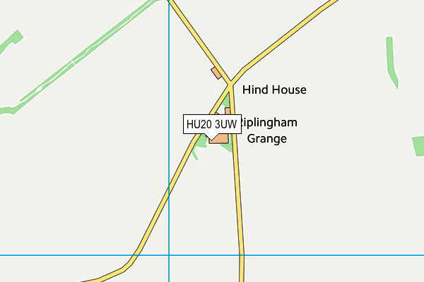 HU20 3UW map - OS VectorMap District (Ordnance Survey) HU20 3UW map - OS VectorMap District (Ordnance Survey)