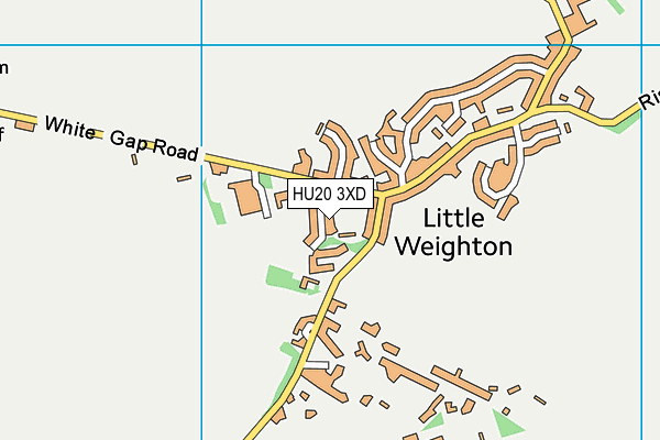 HU20 3XD map - OS VectorMap District (Ordnance Survey) HU20 3XD map - OS VectorMap District (Ordnance Survey)
