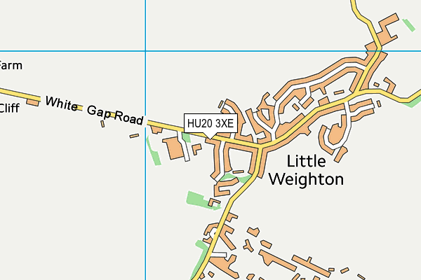 HU20 3XE map - OS VectorMap District (Ordnance Survey) HU20 3XE map - OS VectorMap District (Ordnance Survey)