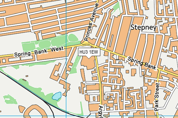 HU3 1EW map - OS VectorMap District (Ordnance Survey) HU3 1EW map - OS VectorMap District (Ordnance Survey)