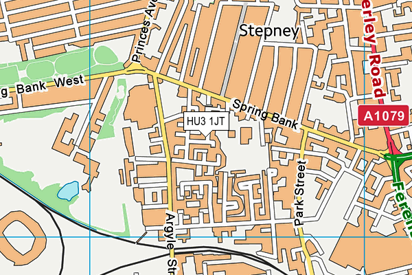 HU3 1JT map - OS VectorMap District (Ordnance Survey) HU3 1JT map - OS VectorMap District (Ordnance Survey)