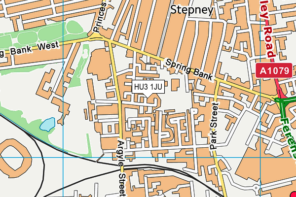 HU3 1JU map - OS VectorMap District (Ordnance Survey) HU3 1JU map - OS VectorMap District (Ordnance Survey)