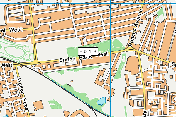 HU3 1LB map - OS VectorMap District (Ordnance Survey) HU3 1LB map - OS VectorMap District (Ordnance Survey)