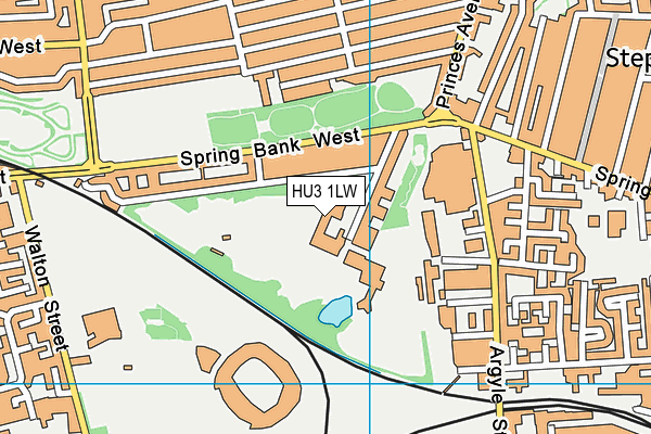 HU3 1LW map - OS VectorMap District (Ordnance Survey) HU3 1LW map - OS VectorMap District (Ordnance Survey)