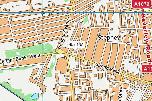 HU3 1NA map - OS VectorMap District (Ordnance Survey) HU3 1NA map - OS VectorMap District (Ordnance Survey)