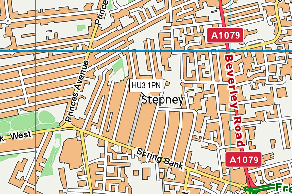 HU3 1PN map - OS VectorMap District (Ordnance Survey) HU3 1PN map - OS VectorMap District (Ordnance Survey)