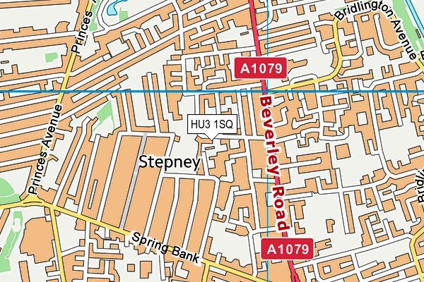 HU3 1SQ map - OS VectorMap District (Ordnance Survey) HU3 1SQ map - OS VectorMap District (Ordnance Survey)