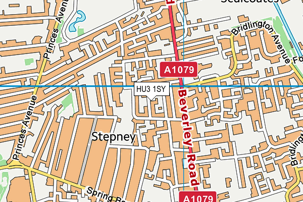 HU3 1SY map - OS VectorMap District (Ordnance Survey) HU3 1SY map - OS VectorMap District (Ordnance Survey)