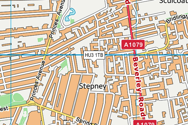 HU3 1TB map - OS VectorMap District (Ordnance Survey) HU3 1TB map - OS VectorMap District (Ordnance Survey)