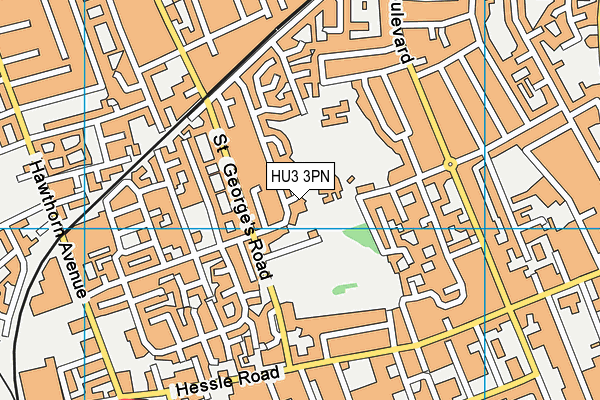 HU3 3PN map - OS VectorMap District (Ordnance Survey) HU3 3PN map - OS VectorMap District (Ordnance Survey)