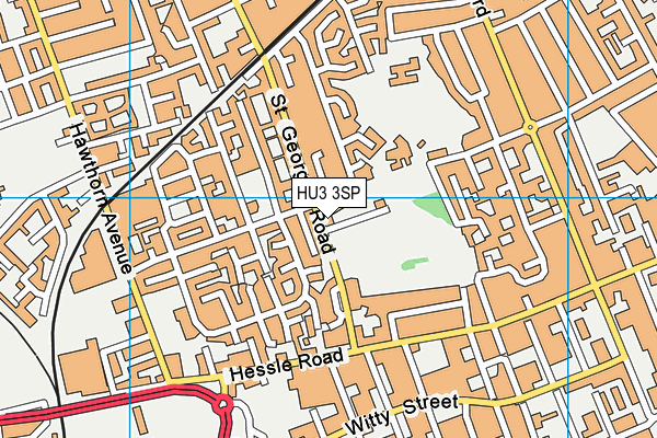 HU3 3SP map - OS VectorMap District (Ordnance Survey) HU3 3SP map - OS VectorMap District (Ordnance Survey)