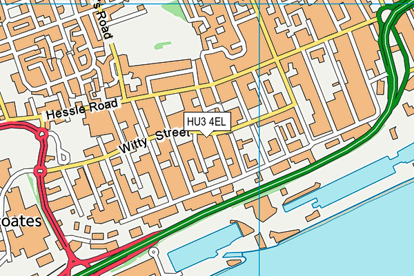 HU3 4EL map - OS VectorMap District (Ordnance Survey) HU3 4EL map - OS VectorMap District (Ordnance Survey)