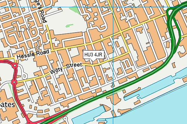 HU3 4JR map - OS VectorMap District (Ordnance Survey) HU3 4JR map - OS VectorMap District (Ordnance Survey)