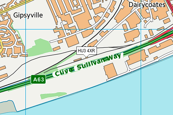HU3 4XR map - OS VectorMap District (Ordnance Survey) HU3 4XR map - OS VectorMap District (Ordnance Survey)
