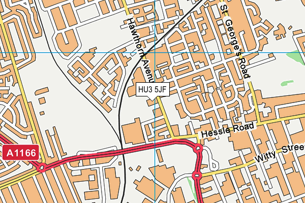 HU3 5JF map - OS VectorMap District (Ordnance Survey) HU3 5JF map - OS VectorMap District (Ordnance Survey)