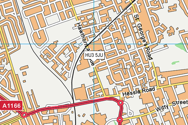 HU3 5JU map - OS VectorMap District (Ordnance Survey) HU3 5JU map - OS VectorMap District (Ordnance Survey)