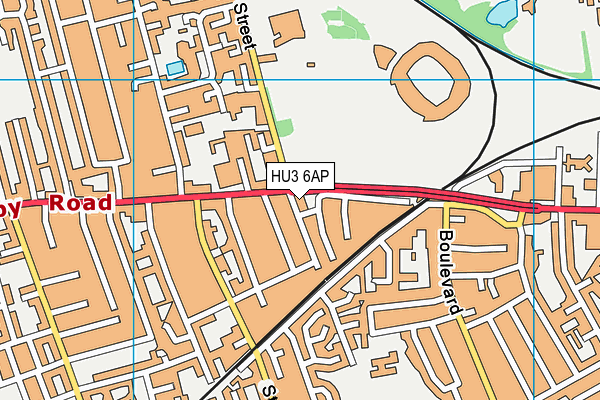 HU3 6AP map - OS VectorMap District (Ordnance Survey) HU3 6AP map - OS VectorMap District (Ordnance Survey)