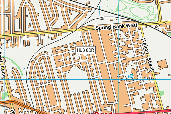 HU3 6DR map - OS VectorMap District (Ordnance Survey) HU3 6DR map - OS VectorMap District (Ordnance Survey)
