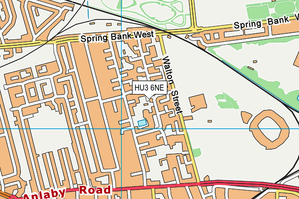 HU3 6NE map - OS VectorMap District (Ordnance Survey) HU3 6NE map - OS VectorMap District (Ordnance Survey)