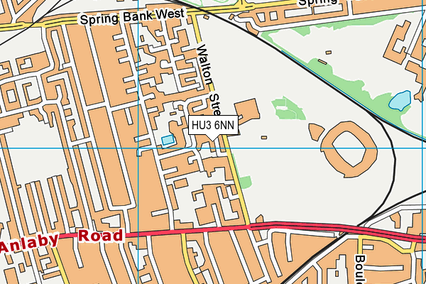 HU3 6NN map - OS VectorMap District (Ordnance Survey) HU3 6NN map - OS VectorMap District (Ordnance Survey)