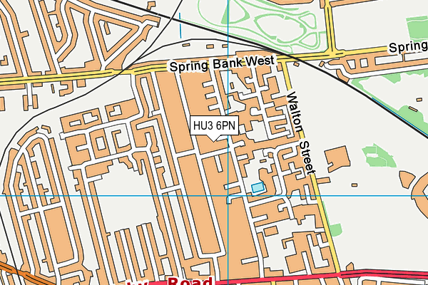 HU3 6PN map - OS VectorMap District (Ordnance Survey) HU3 6PN map - OS VectorMap District (Ordnance Survey)