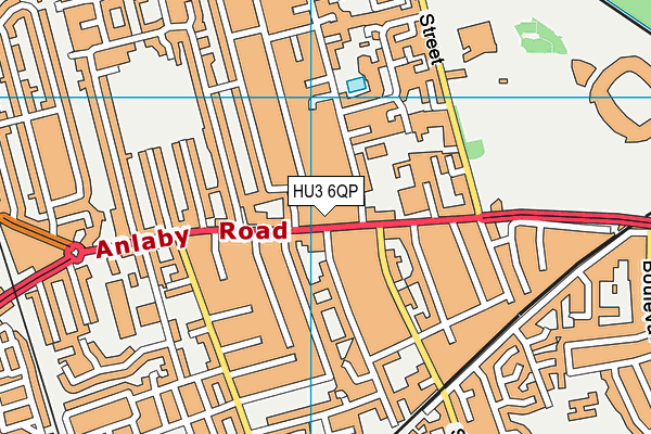 HU3 6QP map - OS VectorMap District (Ordnance Survey) HU3 6QP map - OS VectorMap District (Ordnance Survey)