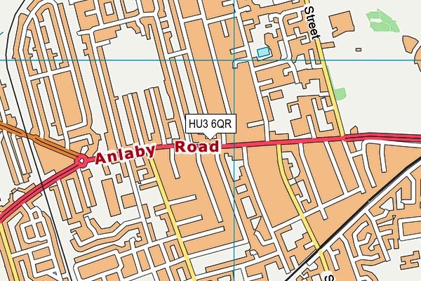 HU3 6QR map - OS VectorMap District (Ordnance Survey) HU3 6QR map - OS VectorMap District (Ordnance Survey)