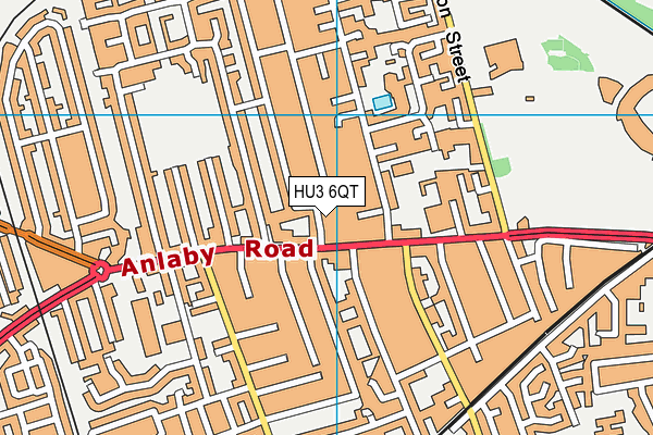 HU3 6QT map - OS VectorMap District (Ordnance Survey) HU3 6QT map - OS VectorMap District (Ordnance Survey)