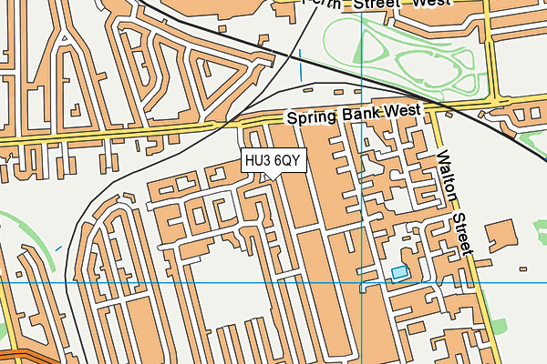 HU3 6QY map - OS VectorMap District (Ordnance Survey) HU3 6QY map - OS VectorMap District (Ordnance Survey)
