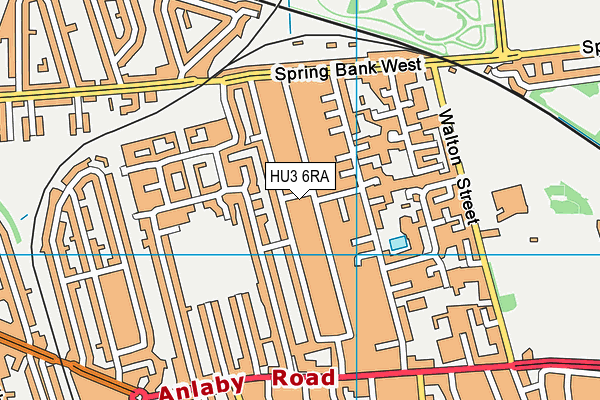 HU3 6RA map - OS VectorMap District (Ordnance Survey) HU3 6RA map - OS VectorMap District (Ordnance Survey)