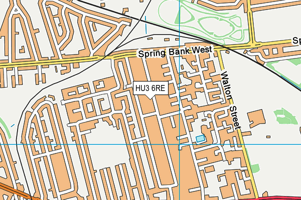 HU3 6RE map - OS VectorMap District (Ordnance Survey) HU3 6RE map - OS VectorMap District (Ordnance Survey)