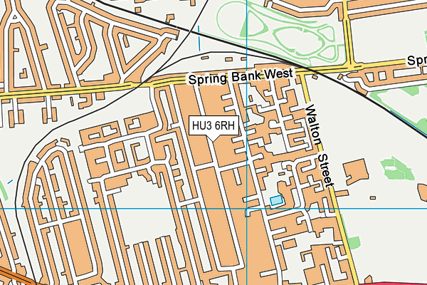 HU3 6RH map - OS VectorMap District (Ordnance Survey) HU3 6RH map - OS VectorMap District (Ordnance Survey)