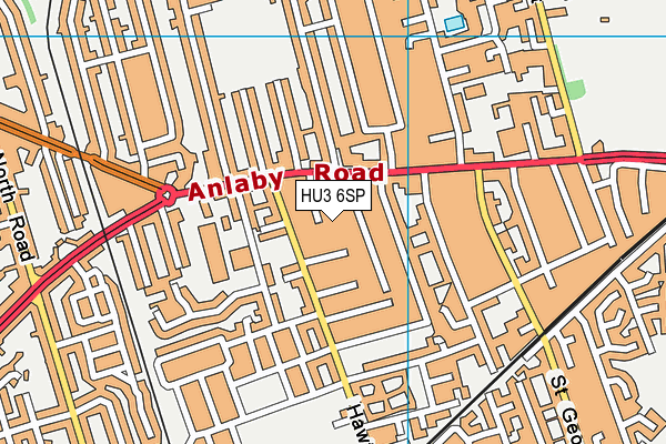 HU3 6SP map - OS VectorMap District (Ordnance Survey) HU3 6SP map - OS VectorMap District (Ordnance Survey)