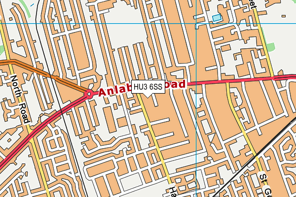HU3 6SS map - OS VectorMap District (Ordnance Survey) HU3 6SS map - OS VectorMap District (Ordnance Survey)