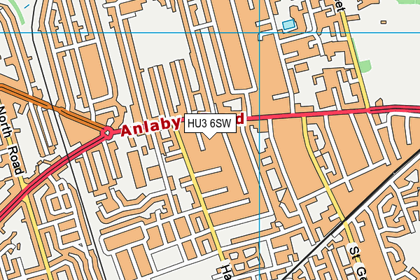 HU3 6SW map - OS VectorMap District (Ordnance Survey) HU3 6SW map - OS VectorMap District (Ordnance Survey)
