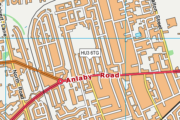 HU3 6TG map - OS VectorMap District (Ordnance Survey) HU3 6TG map - OS VectorMap District (Ordnance Survey)